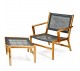 كرسي خشب مكون من قطعتين K48